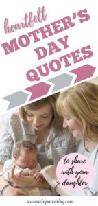 120 Best Happy Mother's Day Quotes for Daughter - Seasons in Parenting