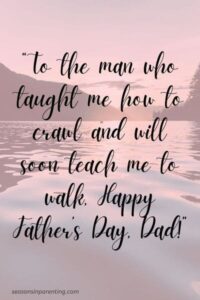 95 Best First Father's Day Quotes from Baby - Seasons in Parenting