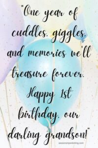 150 Best 1 Year Old Birthday Quotes for Girls and Boys - Seasons in ...