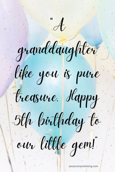 5 year old birthday quotes: birthday balloons with quote