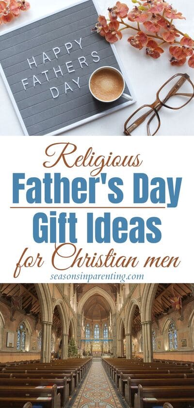 Father's Day gift ideas for church: gifts for dad and inside of church