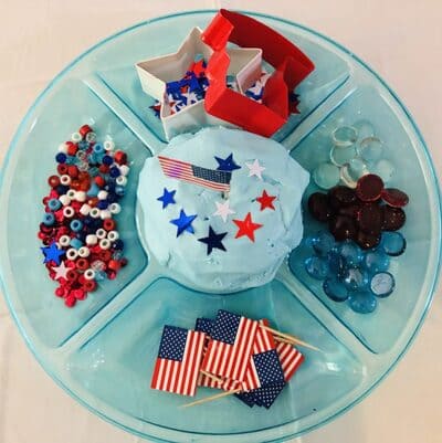 cloud dough play tray