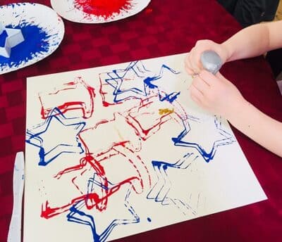 cookie cutter painting