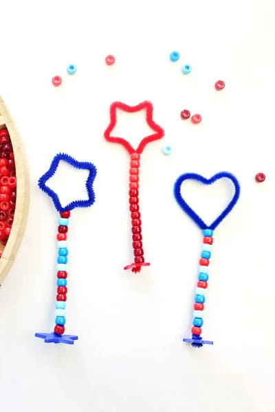 patriotic bubble wands